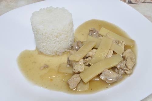 Kuřecí kousky s bambusem – Snadné recept z Čína kuchyně, hotový za Do 30 minut